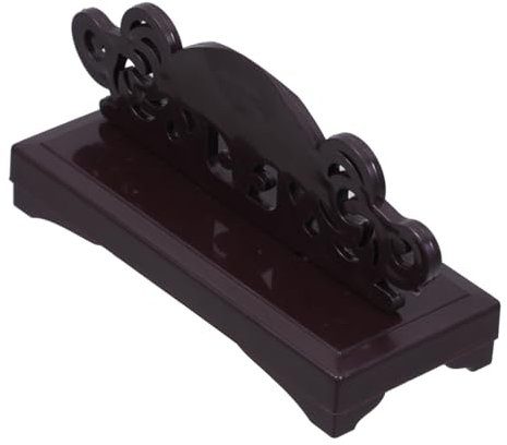 HOMOCONO Chinese Fan Decorative Stand Japanese Style Fan Holder Easel Desktop Decorative Storage Rack for Oriental Party and Home Display