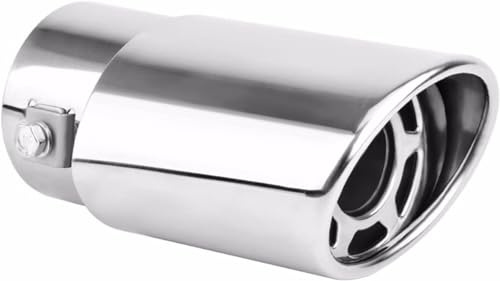 GwwEi6 Terminale Scarico Auto per Audi A1 A3 A4 TT Q5 2008-2015,Tubo Terminale Scarico Posteriore in Acciaio Inossidabile Marmitta Tubi finali Auto