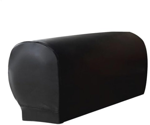 Armrag Sesselschoner aus Leder für Sofas | 2 Stück Sesselschoner ausziehbar für Sofa Armlehne | Sesselbezug Stretch in 2 Teilen | Schutz