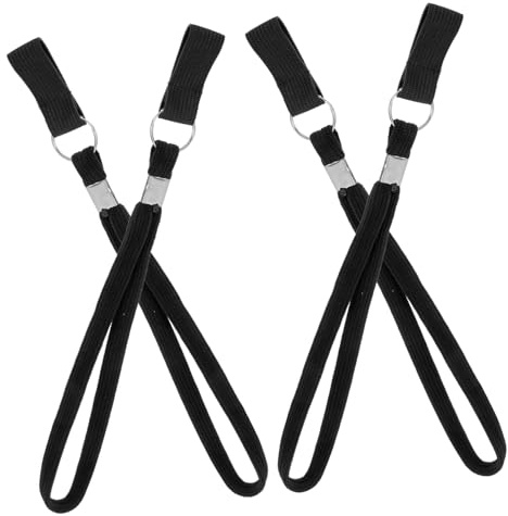 SAFIGLE 4pièces Dragonne De Canne Réutilisable Sangle Anti-Perte pour Béquille Dragonne De Poignet De Canne Compacte Simple à Utiliser