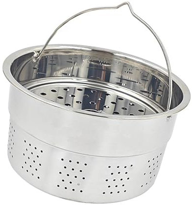 Fonowx per Cottura a Vapore con Inserto per Cottura a Vapore a Griglia per, Crostacei E Pollame