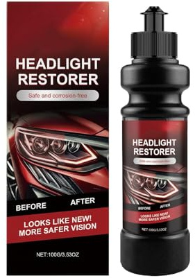 Restauration Phare De Voiture pour Oxydation,Renovateur Phare Voitures,Kit Renovation Phares Voiture,Polissage Phare Voiture,Headlight Restore,Kit Nettoyage Phares Voitures