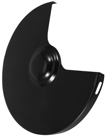 Winkelschleifer Schutzschild 200mm aus Wolframstahl Schwarz | Links, für Schleifmaschine und Tischschleifer, Ersatzteil mit Schutzabdeckung