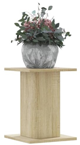Generico Supporti per Piante 2 pz Rovere Sonoma 17x17x60cm in Truciolato,Supporti per Piante,3307848