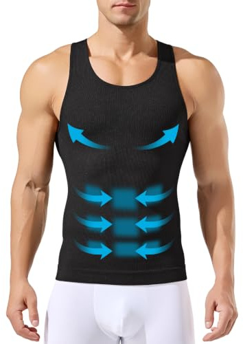 Arjen Kroos Débardeur de Compression Homme Gainant Shape Power Homme sous-Vêtements Underfit Maillot De Corps