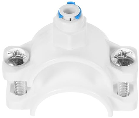 OHPHCALL Raccordo Scarico Purificatore Acqua con Connessione Rapida 1/4 Pollice in Pom Bianco, Resistenza All'invecchiamento e Collegamenti Tubi Facili, per Sistemi Stile Stili multipli