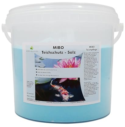 MIBO Teichsalz - Teichschutz -Teichpflege Salz 5 KG Eimer Jetzt NEU!