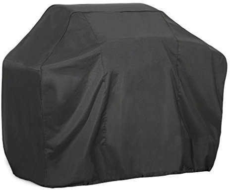 BBQ Cover 67 Inches Durable Barbecue Gas Grills Waterproof Covers Rainproof Barbeque Protection Accessories for Weber Garden Patio Outdoors with Carry Bag ELR XL Extra Large Size Black
