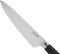 Le Creuset Cuchillo del chef, 20 cm, Hoja de acero 18 y 8 con borde recto, Mango de plástico, Acero inoxidable, Negro y Inox, 98000320000300
