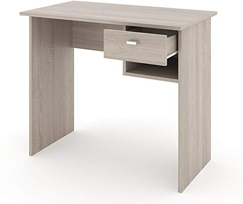 Vicco Schreibtisch Colin, Sonoma, 90 x 50 cm | geeignet für PC-Arbeitsplätze und platzsparende Raumlösungen