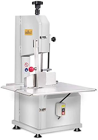 CGOLDENWALL 1500W Electric Bone Sawing Machine Commercial Tabletop Bone Cutting Machine Stainless Steel Meat Chopping Machine for Cutting Fish Pig's Hoof Beef Bone and Frozen Meat 220V CE Approved