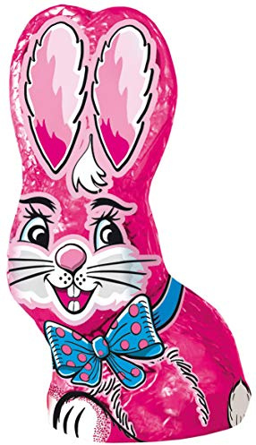 Ostern - Osternester Füllung wählbar - Schokolade - Osterhase - zum Selbstgestalten, Osternester&Füllungen:-Schoko-Osterhase in Rosa, Anzahl:5er Set