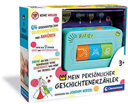 Clementoni 59202 - Compteur d'histoires interactif pour enfants à partir de 3 ans - histoires passionnantes de bonne nuit - Histoire préférées - Allemand
