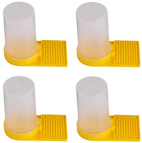 4 Stück Bienen Eingang Feeder Wasserspender Bienen Eingang Feeder Bienen Wasser Feeder Bee Feeder Nest Imker Werkzeug Kunststoff Bienen Wasserspender Für Bienenzucht Trinken Imker Werkzeug