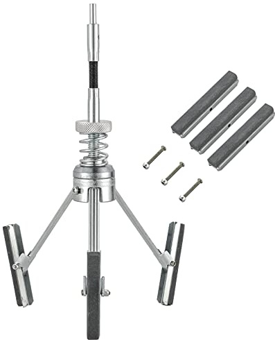 DASBET Engine Brake Cylinder Hone | Engine Cylinder Hone Tool for Grinding Holes Adjustable Deglazer 2 to 6-1/2 Diameter with Extra 3-Piece 3'' Long Stones 220 Grit (3)