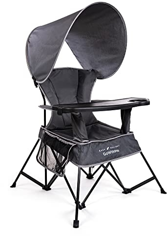 Baby Delight Go with Me Grand Deluxe Portable Chair | for Kids | Indoor and Outdoor | Grey
