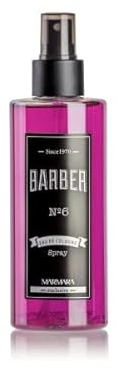 Barber Marmara Eau de Cologne N° 6 - Spray à Pompe Pour Homme - 250 ml - Parfum Oriental - Eau de Rasage - Cologne Turque - Barbershop