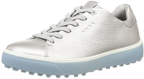 ECCO Tray Hybrid Hydromax Water Resistant, Scarpe da Golf Donna, Alu Silver Arona, 41 EU