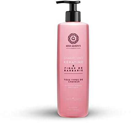 Shampoing keratine & figue de barbarie sans sulfate & sans paraben - 500 ml - Kera Queen's