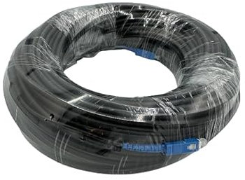 Elfcam® -50m Cavo in Fibra Ottica per Cavo Esterno SC/UPC a SC/UPC OS2 Simplex Monomodale Cavo Diametro 5,0 mm, 50 Metri