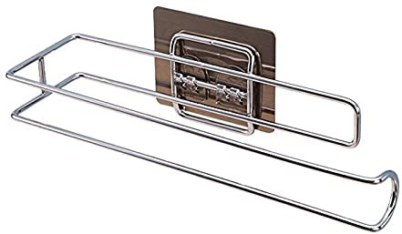 HASMI Toilettenpapierhalter Toilettenpapierhalter Klebstoff Gewebe Rollenaufhänger Edelstahl Gewebe-Spender-Spender for Badezimmer Nicht-Bohrungen Klorollenhalter