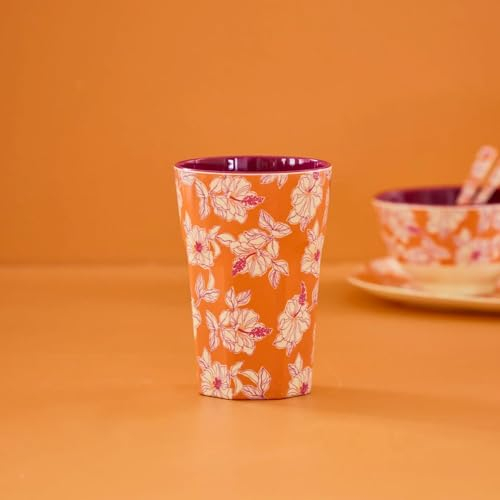 Rice Gobelet en mélamine 100 % mélamine Faded Hibiscus tall