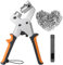 Pinze Per Occhielli, Set Di Occhiellatrice Per Teloni Con 500 Occhielli (Ø 10 Mm), Pinze Perforatrici Con Occhielli Per Telone In Pvc Pelle Cartone Metallico Tessuto