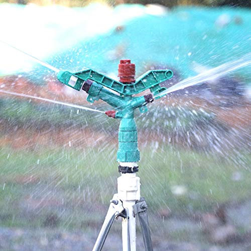 Eujgoov Arroseur à Bras Oscillant G1in DN25, Arroseur d'irrigation de Jardin, Outil d'irrigation, Rotation à 360 Degrés, Accessoires d'arrosage pour