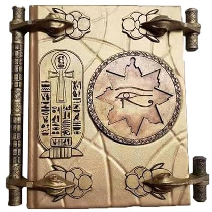 Mumienbuch Der Toten Requisite – 20 X 15 Cm Toten-Mumien-Buch | Die Mumie-Requisite, Nachbildung Des Buches Der Toten, Einzigartiges Ornament-Zauberbuch, Altes Ägypten-Sammel-Souvenir, Buch Der Lebend