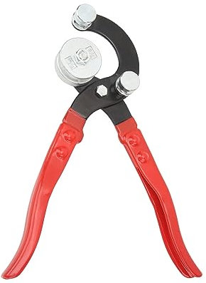 Bremsrohrbiegezange, Manuelle Rohrbiegezange mit Doppeldruckrad, für 5 16-Zoll-, 3 8-Zoll-, 3 16-Zoll-, 1 4-Zoll-Rohre, Stahl-Aluminiumrohre, Bequemer Griff, Geeignet für die