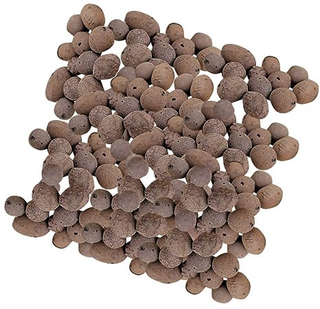 BESPORTBLE Blähton Pflanzkies 1 Kg Wasser und Luftspeichernd 0,5–1cm Tonkies für Garten Hydrokultur Bodendecker für Pflanzenwachstum und Drainage