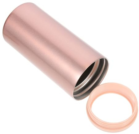ERINGOGO Edelstahl Bierflaschenhalter Roségold Isolierte Kühlmanschette für Dosen Schutz Hülle für Bierflaschen und Erfrischungsgetränke Doppelwandiger Flaschenkühler Haushalt Can Sleeve