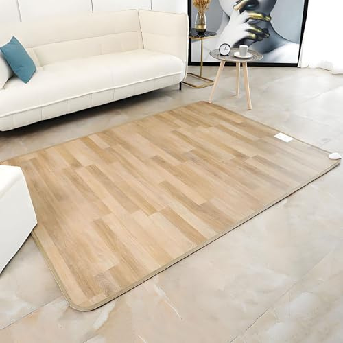 Electric Heating Mat for Indoor Use, Adjustable Temperature Control, Rollable Design for Easy Storage, Large Area Coverage