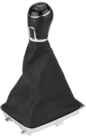 KSTE 5-Gang Getriebe Auto Stick Schaltknauf + Gamasche Boot-Abdeckung for 7 MK7 2013-2017