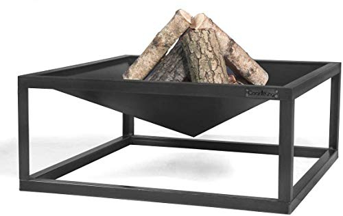 CookKing Feuerschale Feuerkorb Grill Feuerstelle - Square - echte Handarbeit - 70 x 70cm