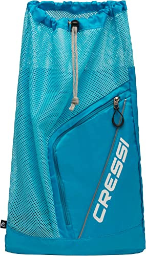 Cressi Unisex-Adult Sumba Bag XL Sportrucksack mit Netz, Hellblau, 25 LT