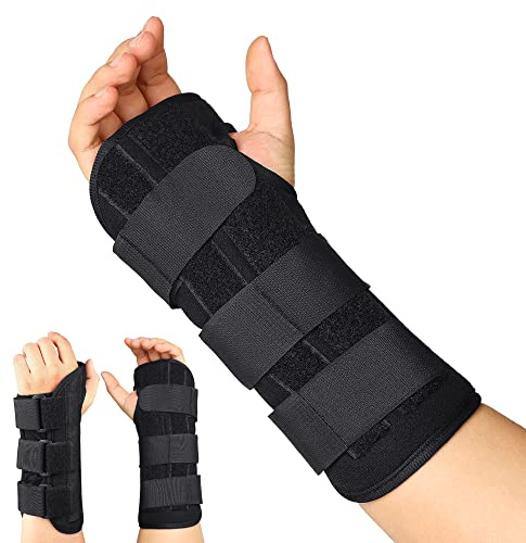 Offtrte Carpal Tunnel Splint, Night Sleep Wrist Brace Adjustable Arm Hand Support for Tendonitis, Arthritis,Injuries,Wrist Pain,Sprain (Links)