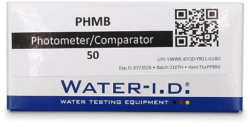 Reagenz-Set zur Messung von PHMB-Biguanide im Poolwasser - Geeignet für den PoolLab 2.0 und PrimeLab - Nicht für manuelle Schütteltester! - Originalprodukt von Water-i.d.