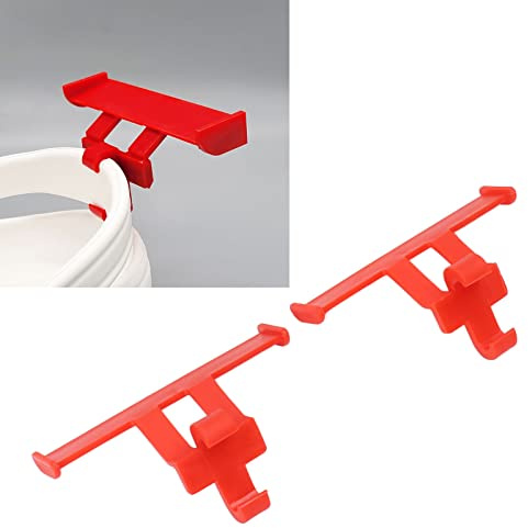 Kuuleyn 1 Paire De Sabots, Décoration D'aile De Queue De Chaussures, Breloque De Spoiler De Chaussure, Pantoufles en ABS, Décoration D'aileron De Queue, Pendentif Ornement pour Boucles(Rouge)