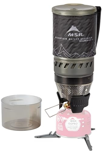 MSR WindBurner Système de réchaud coupe-vent personnel pour camping et randonnée Noir