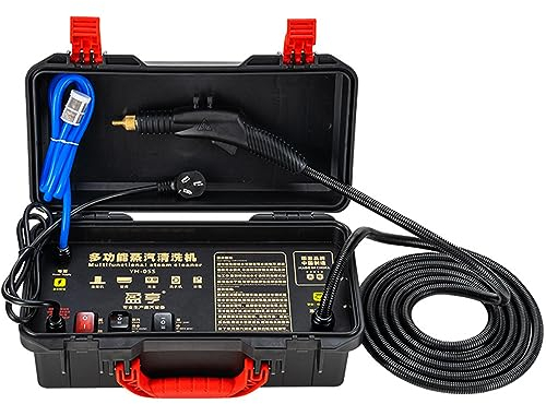Miuxe Limpiador Vapor Industrial Portátil De Alta Presión, Máquina Limpiadora De Alta Temperatura Sin Tanque Y Gran Potencia para Uso En Hogar Lechada Azulejos Cocina Grasa Detallado De Automóviles