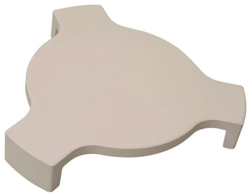 Dongftai Deflector de calor taoci de 15 pulgadas, fijador de platos, piedra de pizza, piedra para ahumar para parrilla mediana y grande de huevo verde y parrillas de cocina de 15 pulgadas de diámetro,
