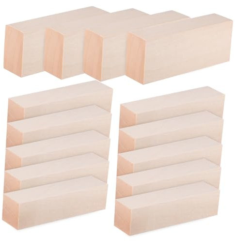 VILLFUL 14 Stück Holzleisten Unbehandelte Holzstäbe Zum Basteln Vierkantige Holzstäbchen Für Heimwerker-projekte