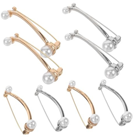 DEARMAMY 8 Pièces Lot De Broches Avec Ornement Perlé Épingle De Sûreté Pour Pull Et Châle Pince Décorative Vêtement