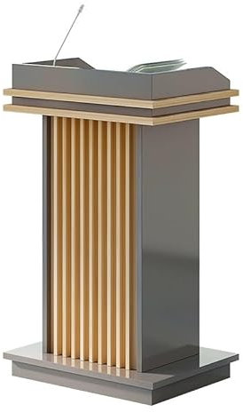 CMYCYDDPLY Rednerpult, Kanzel, Tragbare Kirchenkanzel, Standing Desk, Große Kapazität, for Büro, Schule, Einfache Montage(A)