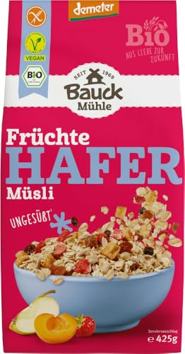 Hafer Müsli Früchte glutenfrei Demeter 12 x 425 g