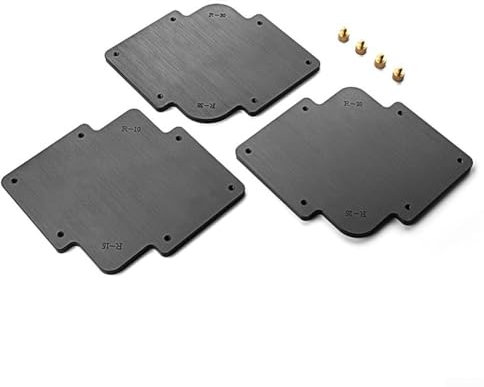 Erzielen Sie mühelos genaue Kurven mit 3-teiligem Eckschablonen-Set für Holzbearbeitung (3 Stück)
