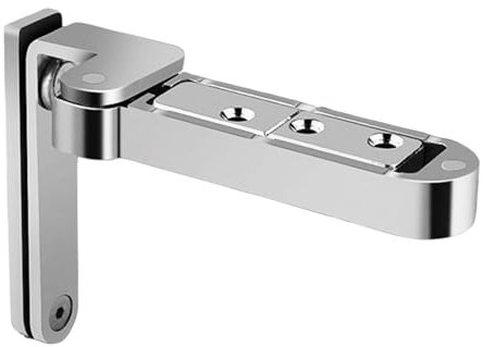 Colcolo Türscharnier, Möbelbeschläge, einfache Installation, robustes Bücherregalscharnier, geräuschlos, für Büro, Kinderzimmer, Schränke, Hotel, Zuhause, Silber