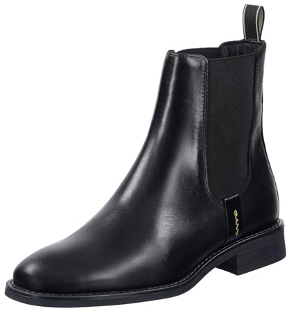 GANT FOOTWEAR dam FAYY Chelsea stövlar, svart, 40 EU, svart, 40 EU