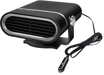 Chauffage électrique Portable for Voiture, 300W, 12V, Ventilateur de Refroidissement, désembuage, désembuage, dégivreur, sèche-Linge électrique Portable(50W)